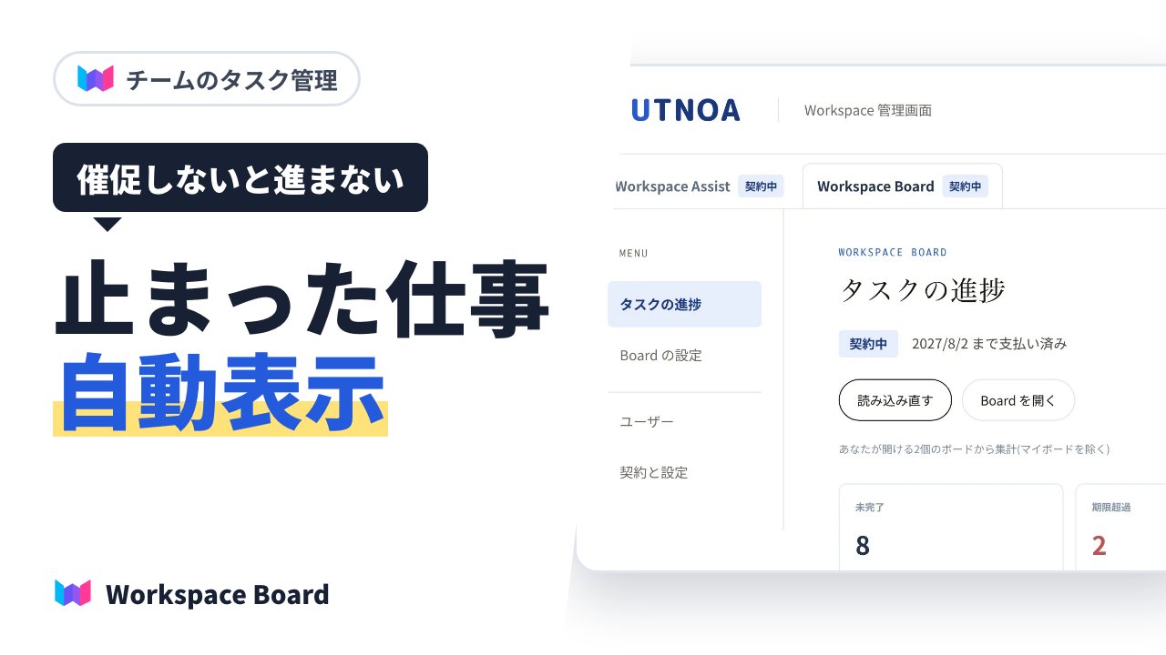 止まっている仕事に、催促しなくても気づける方法